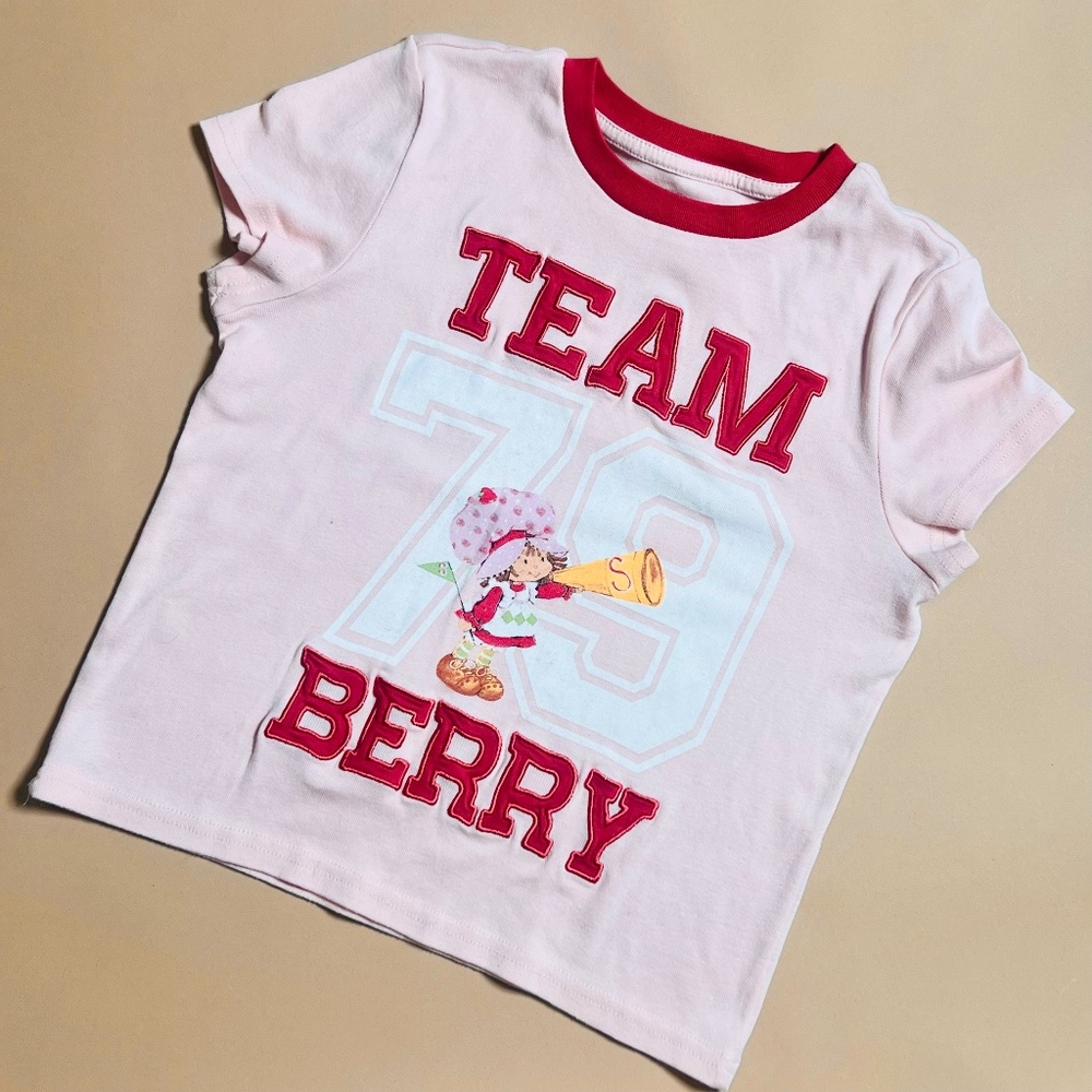 Strawberry Shortcake ringer tee